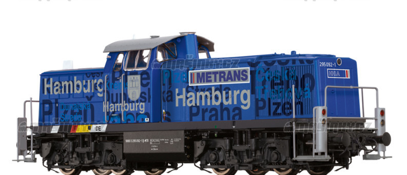 H0 - Dieselov lokomotiva ady 295 "Hamburg" - Metrans  (DCC, zvuk) #1