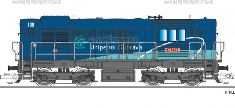 TT - Dieselov lok. 740, Unipetrol Deprova a.s. #1