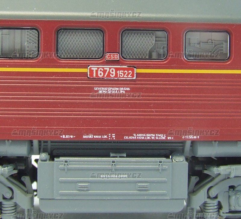 H0 - Dieselov lokomotiva T679.1447 - SD #3