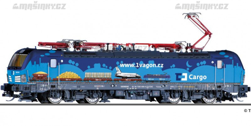 TT - El. lokomotiva 383, D Cargo (analog) #1