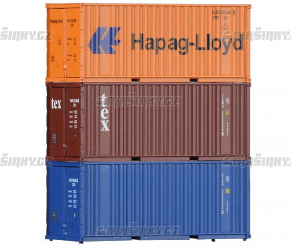 TT - Sada 3 kontejner 20', Hapag-Lloyd AG #1