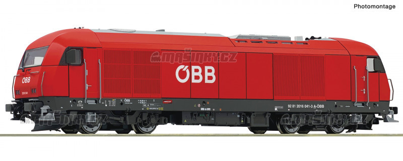H0 - Dieselov lokomotiva 2016 041-3 - BB (DCC,zvuk) #1