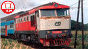 TT - Dieselov lokomotiva 751 017 - D (analog)