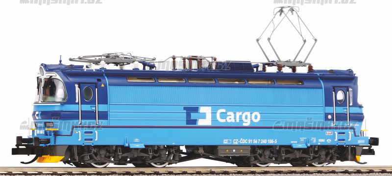 TT - Elektrick lokomotiva 240 "lamintka" - D Cargo (DCC,zvuk) #1