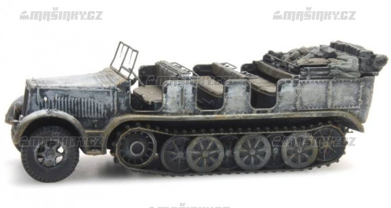 H0 - Speciln motorov vozidlo 7 Wehrmacht, taha 8t zima #1