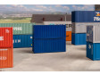 H0 - 20' kontejner, modrý, 2 ks