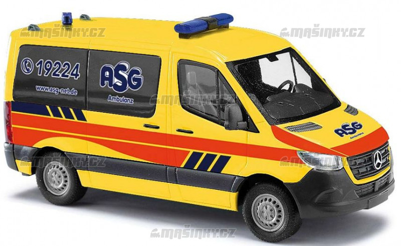H0 - MB Sprinter, ASG Ambulance Hamburg #1