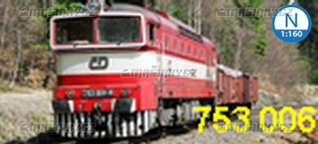 N - Dieselov lokomotiva 753 006 - D (analog)
