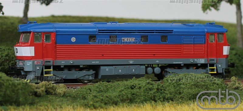 TT - Dieselov lokomotiva ady 749-019 D - analog #2