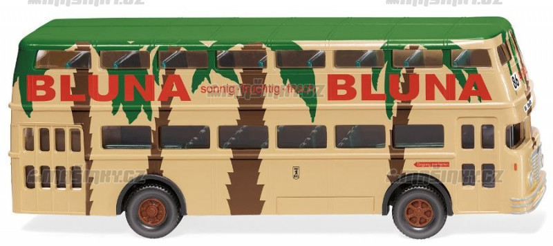 H0 - Patrov autobus D2U (Bssing) 'Bluna' #1