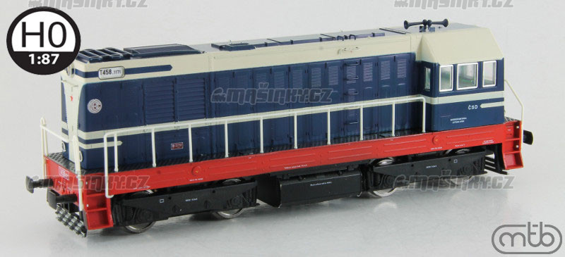 H0 - Motorov lokomotiva ady CSD T458 1171 - analog #1