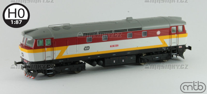 H0 - Dieselov lokomotiva 751 354 - D (analog) #1