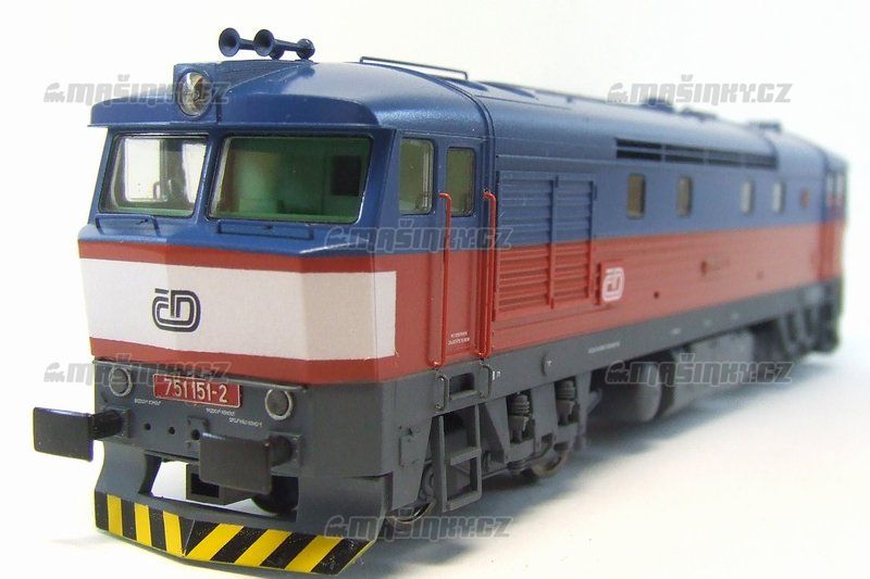H0 - Dieselov lokomotiva T751.151-2 -  D digital, zvuk #1