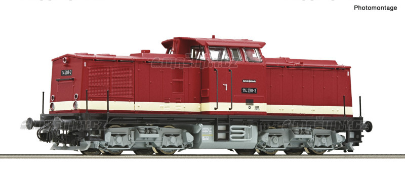 TT - Dieselov lokomotiva 114 298-3 - DR (analog) #1