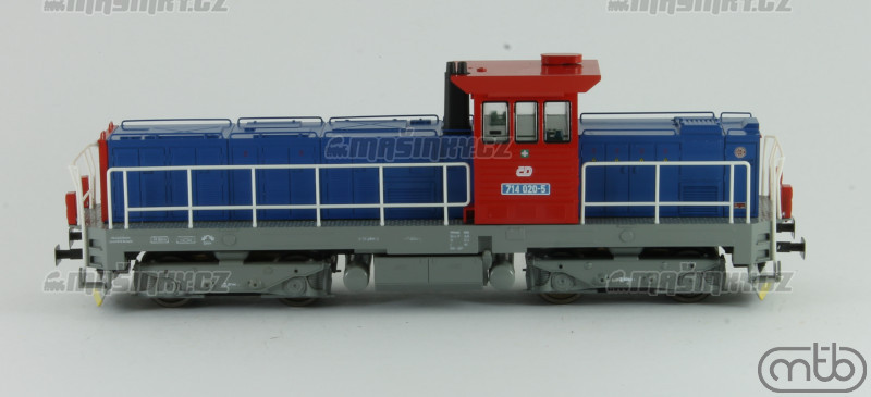H0 - Diesel-elektrick lokomotiva ady 714 020 - D (DCC, zvuk) #2