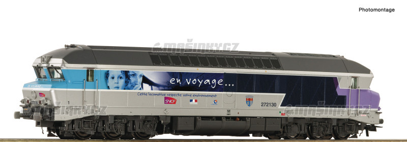 H0 - Dieselov lokomotiva CC 72130 - SNCF (DCC,zvuk) #1