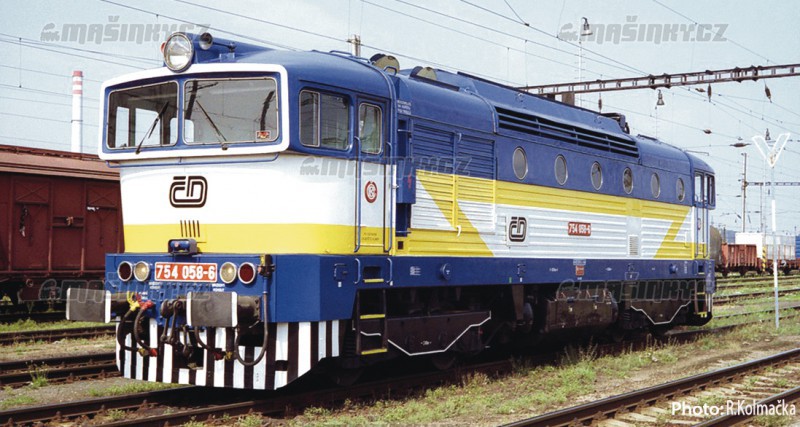 H0 - Dieselov lokomotiva 754 058-6 - D (analog) #1