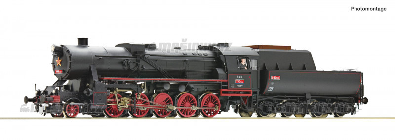 H0 - Parn lokomotiva 555.022 - SD (DCC,zvuk) #1
