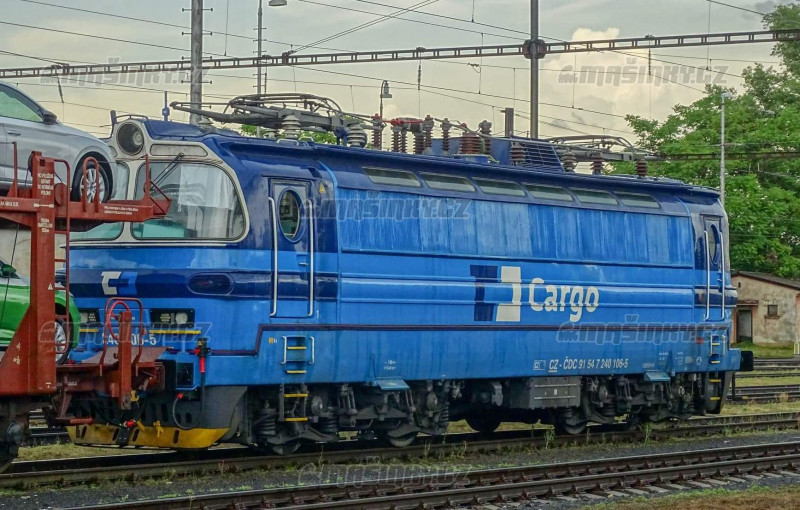 H0 - Elektrick lokomotiva 240 "lamintka" - D Cargo (analog) #1