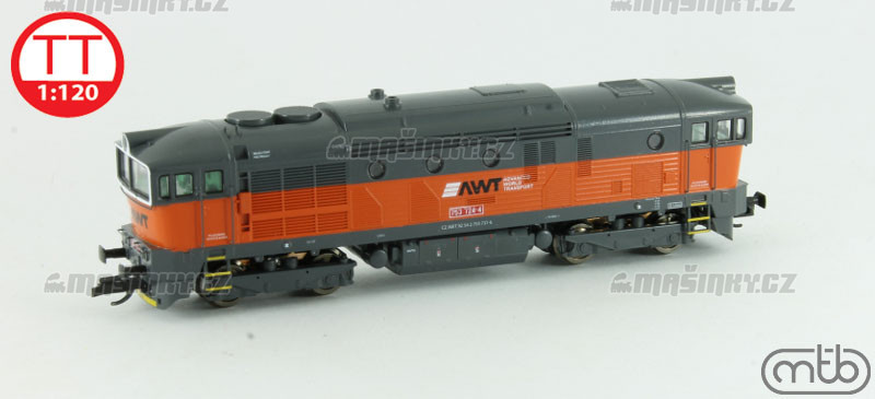 TT - Dieselov lokomotiva 753 724 - AWT (analog) #1