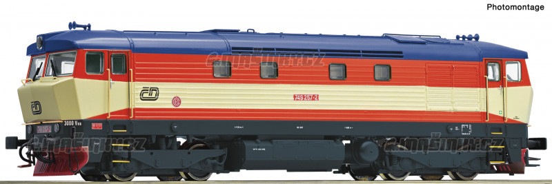 H0 - Dieselov lokomotiva 749 257-2 - D (DCC,zvuk) #1