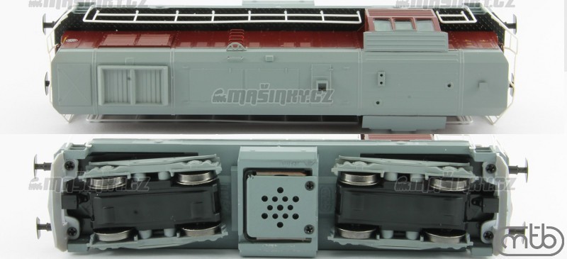 H0 - Motorov lokomotiva ady CSD T466 2293 - (DCC, zvuk) #3
