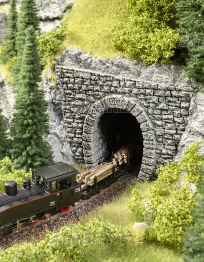 H0e - Tunelov portl dvoukolejn - zkorozchodn eleznice #2