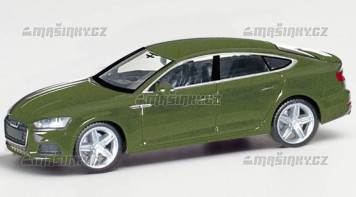 H0 - Audi A5 Sportback, zelen metal.