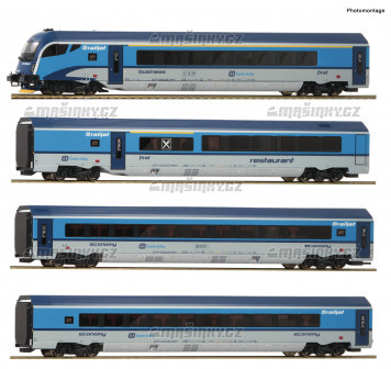 H0 - tydln set voz Railjet s dcm vozem - D (digital)