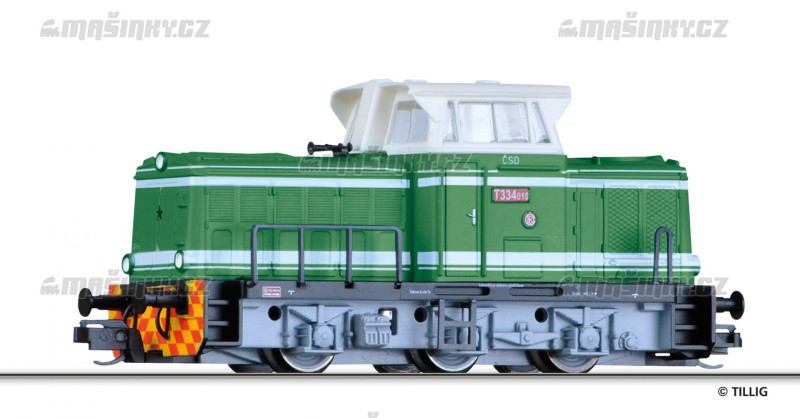 TT - Dieselov lokomotiva T 334.0 - SD (analog) #1