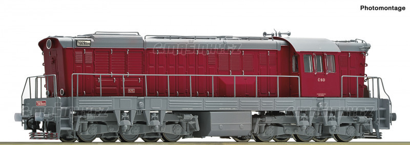 H0 - Dieselov lokomotiva T 669.0 - SD (DCC,zvuk) #1