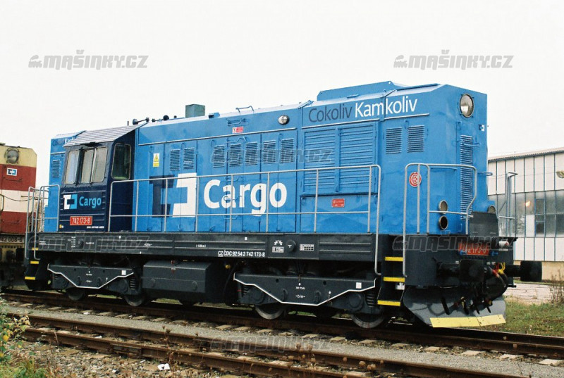TT - Dieselov lokomotiva 742 173-8 D Cargo (analog) #2