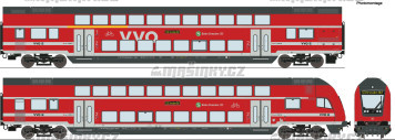 H0 - Set dvou patrovch voz 1./2. a 2. tdy - DB AG (DCC)