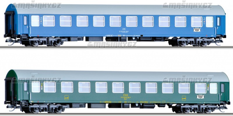 TT - Set 2 osobnch voz 2. t. Y/B 70 "Balt-Orient-Express 4", CSD/CFR #1