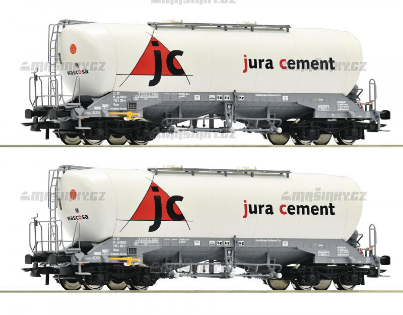 H0 - Set dvou kotlovch voz Uacns - jura cement #1
