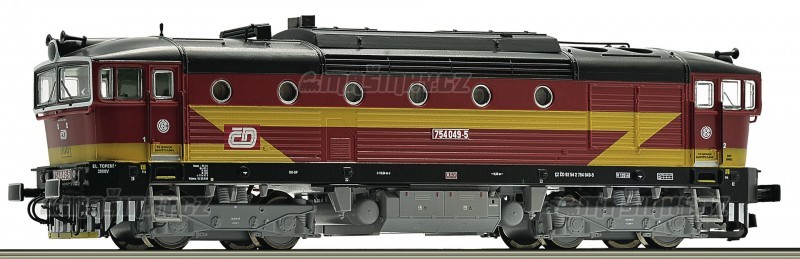 TT - Model lokomotivy ady 754 - D (analog) #1