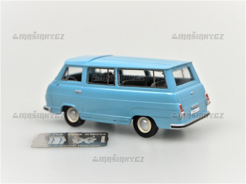 H0 - koda 1203 Minibus - svtle modr #2