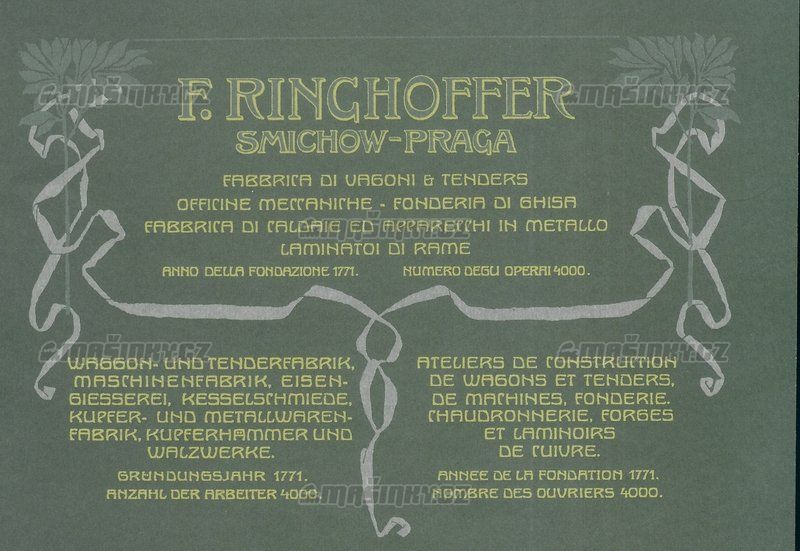 Katalog Ringhoffer - Smchov Praha #1