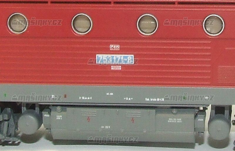H0 - Dieselov lokomotiva ady 753.171, SD - ozvuen #3