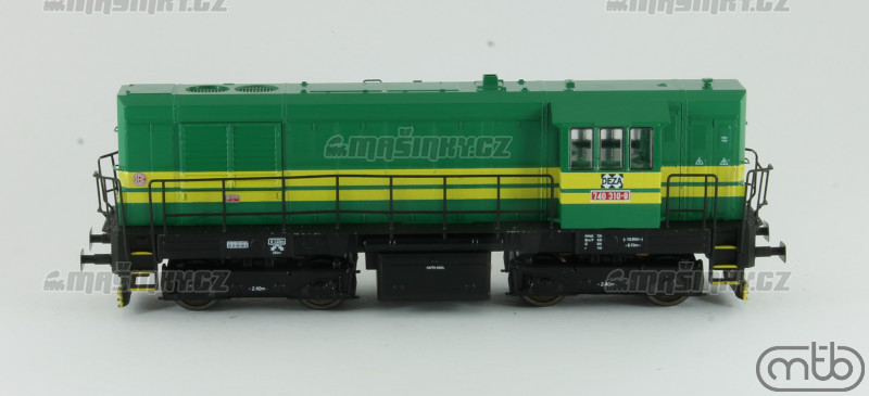 H0 - Dieselov lokomotiva ady 740 310 - D (analog) #2