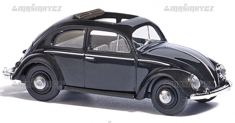 H0 - VW Beetle s ltkovou stechou, ern #1