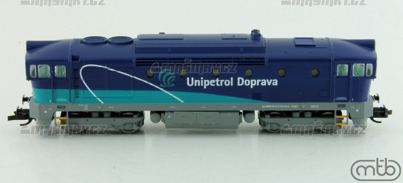 TT - Dieselov lokomotiva 753 718 - Unipetrol (analog) #2