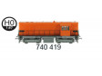 H0 - Dieselová lokomotiva 740 419 - CZ (analog)