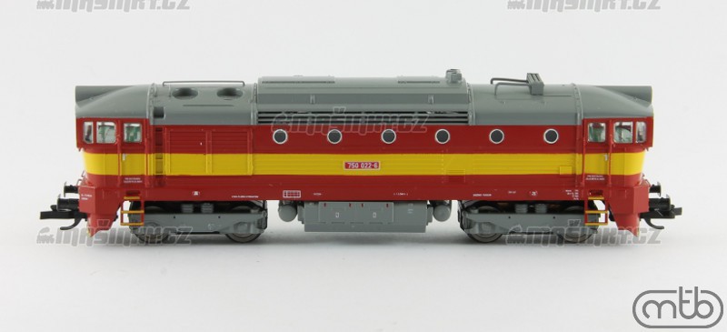 TT - Dieselov lokomotiva ady 750 022 - D (analog) #2
