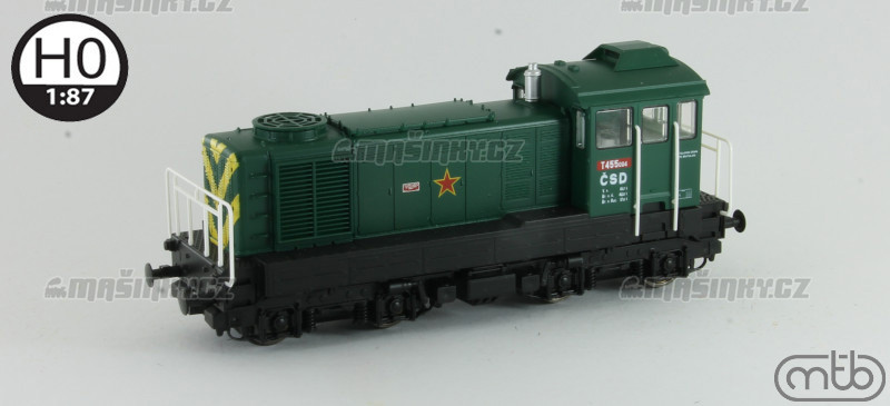 H0 - Dieselov lokomotiva T455.004 - SD (analog) #2