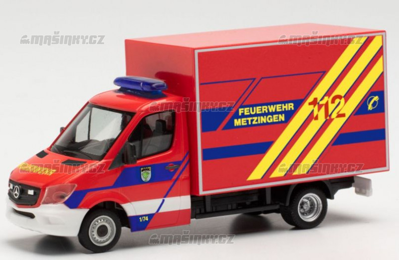 H0 - MB Sprinter `13 Koffer-LKW 'Feuerwehr Metzingen' #1