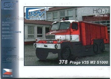 H0 - Praga V3S M2 S1000, pnov hasisk automobil