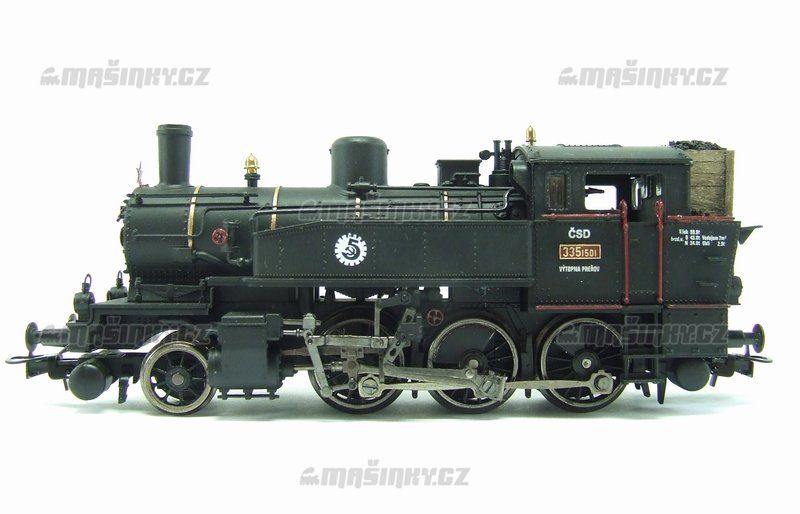 H0 - Parn lokomotiva 335.1501 - SD - Ptiletka #1