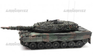 H0 - Hlavn bitevn tank Leopard 2A2 Bundeswehr v maskovac barv