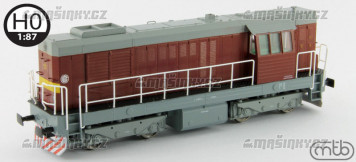H0 - Motorov lokomotiva ady CSD T466 2293 - (DCC, zvuk)